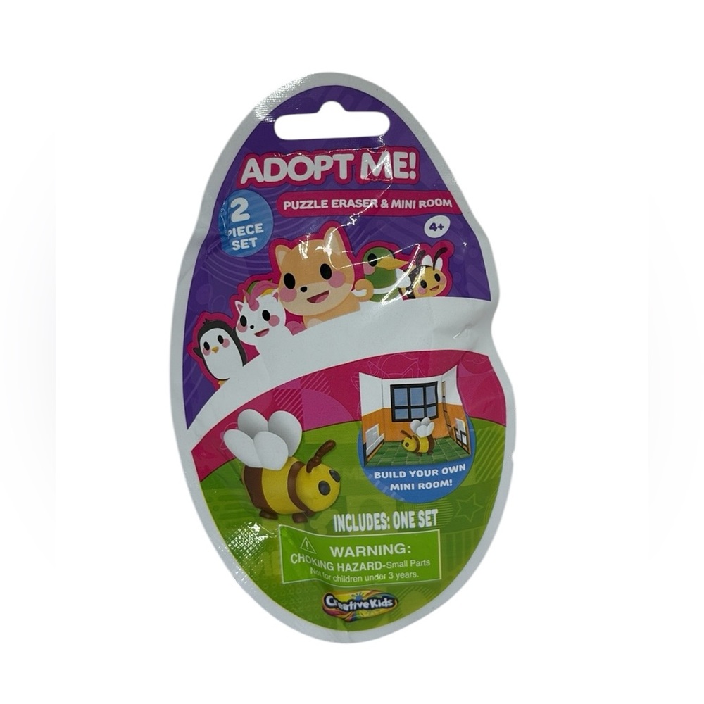 Creative Kids Adopt Me Puzzle Eraser Set/Mini Room Bee